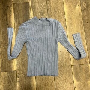 Tight Blue/Purple Long Sleeve Top